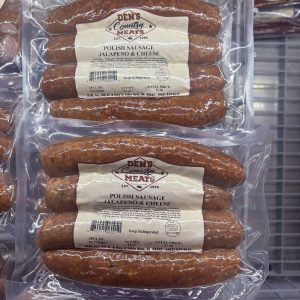 Polish Sausage with Cheese & Jalapeños
