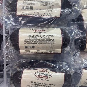 Summer Sausage with Pineapple & Jalapeños