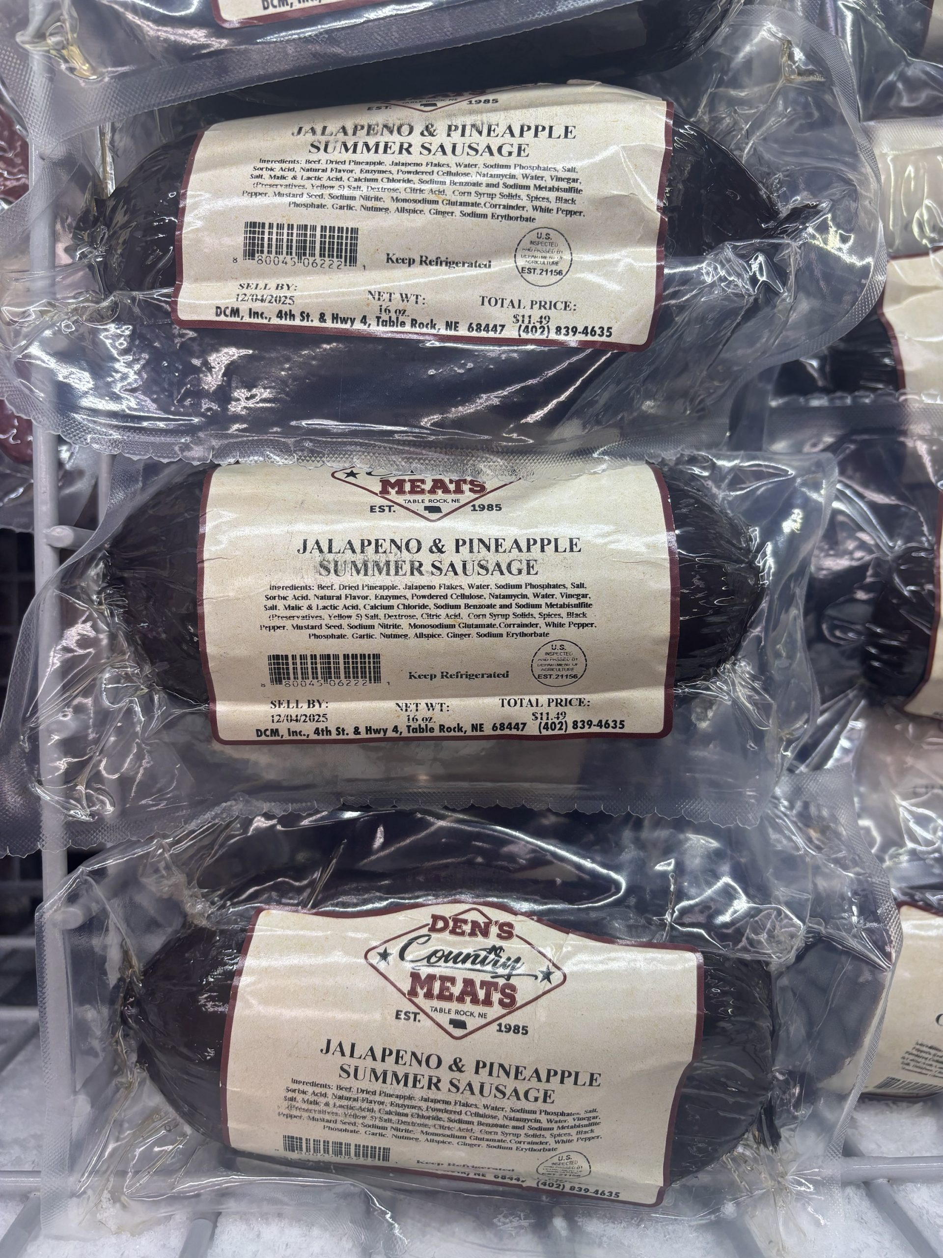 Summer Sausage with Pineapple & Jalapeños 1 Summer Sausage with Pineapple & Jalapeños