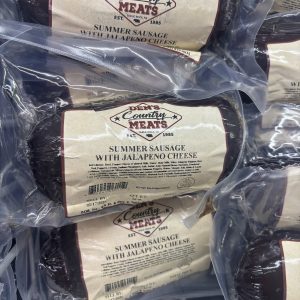 Summer Sausage with Jalapeño & Cheese