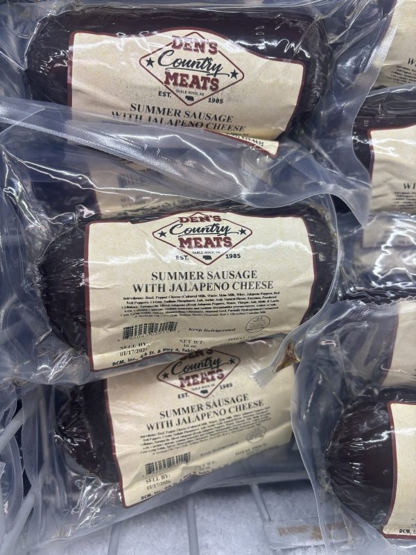 Summer Sausage with Jalapeño & Cheese